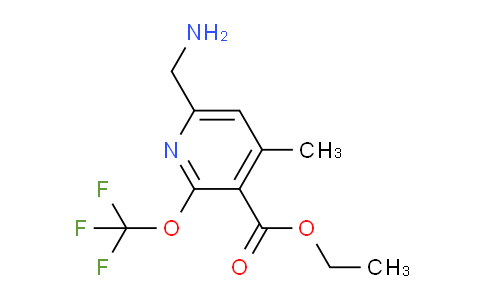 AM48503 | 1361899-65-1 | Ethyl 6-(aminomethyl)-4-methyl-2-(trifluoromethoxy)pyridine-3-carboxylate