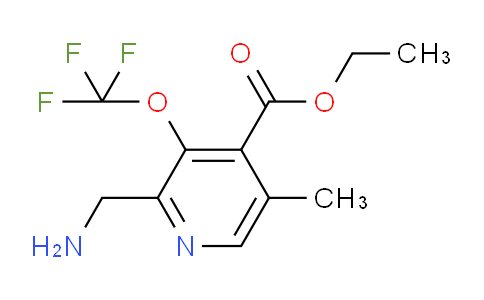 AM48504 | 1361922-18-0 | Ethyl 2-(aminomethyl)-5-methyl-3-(trifluoromethoxy)pyridine-4-carboxylate