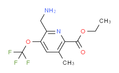 AM48505 | 1361711-06-9 | Ethyl 2-(aminomethyl)-5-methyl-3-(trifluoromethoxy)pyridine-6-carboxylate