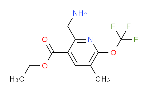 AM48509 | 1361849-51-5 | Ethyl 2-(aminomethyl)-5-methyl-6-(trifluoromethoxy)pyridine-3-carboxylate