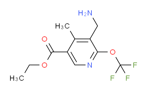 AM48522 | 1361711-17-2 | Ethyl 3-(aminomethyl)-4-methyl-2-(trifluoromethoxy)pyridine-5-carboxylate