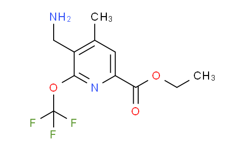 AM48523 | 1361738-53-5 | Ethyl 3-(aminomethyl)-4-methyl-2-(trifluoromethoxy)pyridine-6-carboxylate