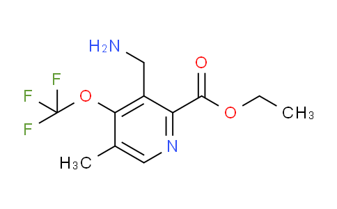 AM48530 | 1361467-50-6 | Ethyl 3-(aminomethyl)-5-methyl-4-(trifluoromethoxy)pyridine-2-carboxylate
