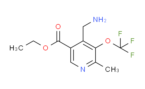 AM48534 | 1361876-72-3 | Ethyl 4-(aminomethyl)-2-methyl-3-(trifluoromethoxy)pyridine-5-carboxylate