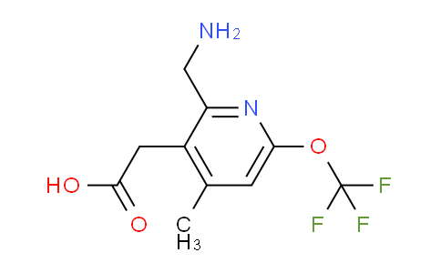 2-(Aminomethyl)-4-methyl-6-(trifluoromethoxy)pyridine-3-acetic acid