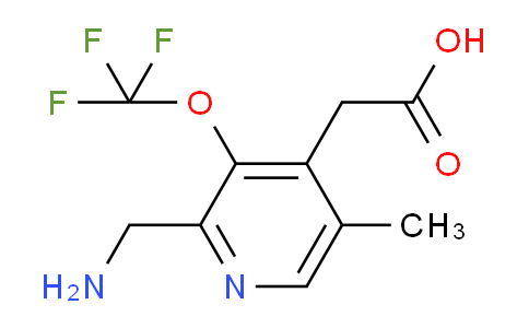 2-(Aminomethyl)-5-methyl-3-(trifluoromethoxy)pyridine-4-acetic acid