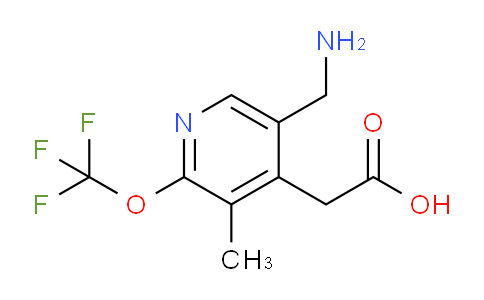 5-(Aminomethyl)-3-methyl-2-(trifluoromethoxy)pyridine-4-acetic acid