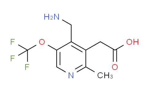 4-(Aminomethyl)-2-methyl-5-(trifluoromethoxy)pyridine-3-acetic acid