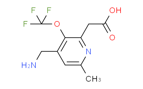 4-(Aminomethyl)-6-methyl-3-(trifluoromethoxy)pyridine-2-acetic acid