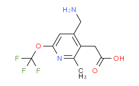 4-(Aminomethyl)-2-methyl-6-(trifluoromethoxy)pyridine-3-acetic acid