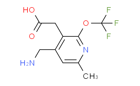 4-(Aminomethyl)-6-methyl-2-(trifluoromethoxy)pyridine-3-acetic acid