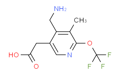 4-(Aminomethyl)-3-methyl-2-(trifluoromethoxy)pyridine-5-acetic acid