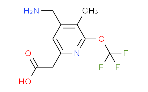 4-(Aminomethyl)-3-methyl-2-(trifluoromethoxy)pyridine-6-acetic acid