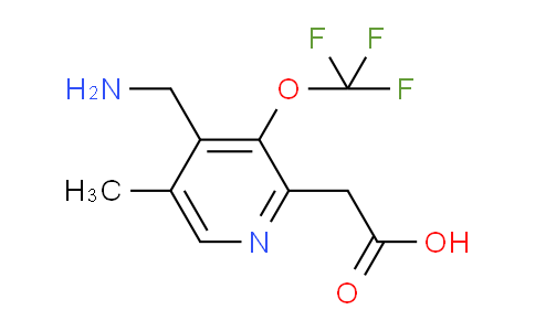 4-(Aminomethyl)-5-methyl-3-(trifluoromethoxy)pyridine-2-acetic acid