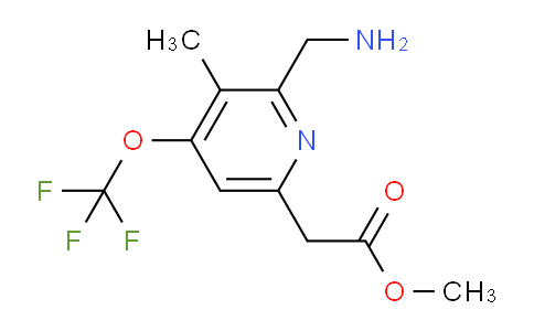 AM48598 | 1361711-99-0 | Methyl 2-(aminomethyl)-3-methyl-4-(trifluoromethoxy)pyridine-6-acetate