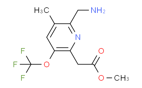 AM48600 | 1361914-40-0 | Methyl 2-(aminomethyl)-3-methyl-5-(trifluoromethoxy)pyridine-6-acetate