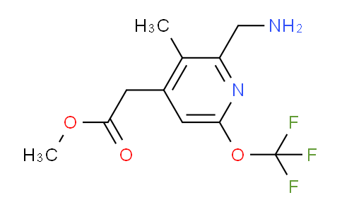 AM48601 | 1361877-24-8 | Methyl 2-(aminomethyl)-3-methyl-6-(trifluoromethoxy)pyridine-4-acetate