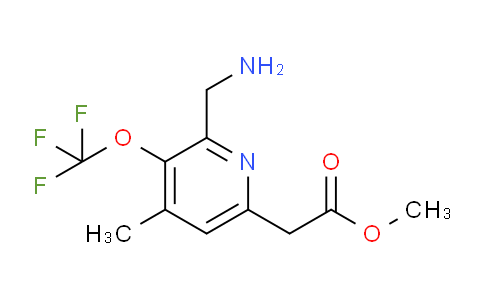 AM48604 | 1361801-60-6 | Methyl 2-(aminomethyl)-4-methyl-3-(trifluoromethoxy)pyridine-6-acetate