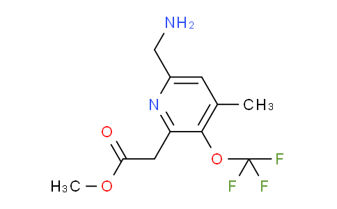 AM48606 | 1361787-76-9 | Methyl 6-(aminomethyl)-4-methyl-3-(trifluoromethoxy)pyridine-2-acetate