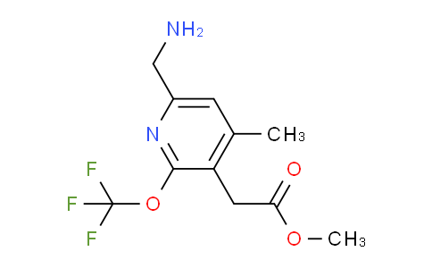 AM48608 | 1361764-58-0 | Methyl 6-(aminomethyl)-4-methyl-2-(trifluoromethoxy)pyridine-3-acetate