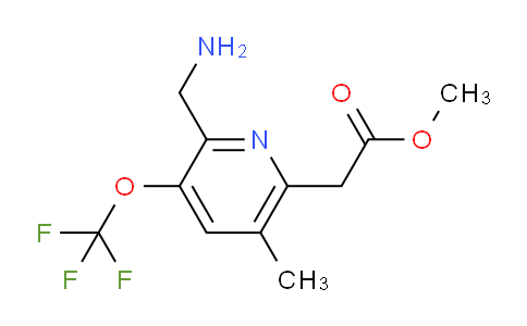 AM48610 | 1361739-27-6 | Methyl 2-(aminomethyl)-5-methyl-3-(trifluoromethoxy)pyridine-6-acetate