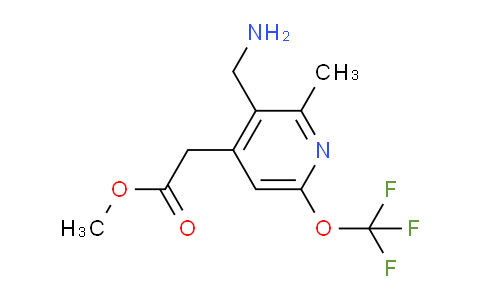 AM48625 | 1361790-95-5 | Methyl 3-(aminomethyl)-2-methyl-6-(trifluoromethoxy)pyridine-4-acetate