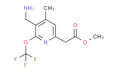 AM48628 | 1361887-13-9 | Methyl 3-(aminomethyl)-4-methyl-2-(trifluoromethoxy)pyridine-6-acetate