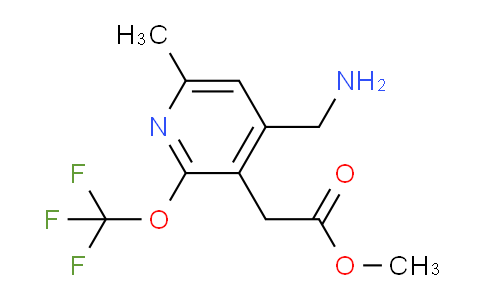 AM48644 | 1361887-20-8 | Methyl 4-(aminomethyl)-6-methyl-2-(trifluoromethoxy)pyridine-3-acetate