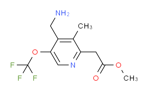 AM48647 | 1361787-90-7 | Methyl 4-(aminomethyl)-3-methyl-5-(trifluoromethoxy)pyridine-2-acetate