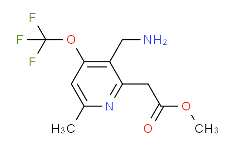 AM48654 | 1361914-66-0 | Methyl 3-(aminomethyl)-6-methyl-4-(trifluoromethoxy)pyridine-2-acetate