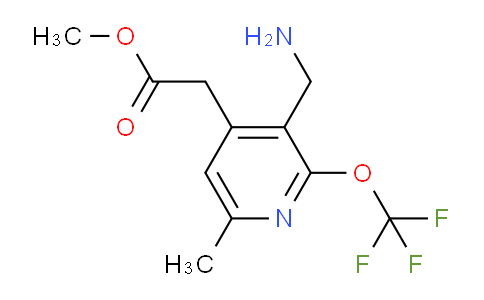 AM48656 | 1361764-99-9 | Methyl 3-(aminomethyl)-6-methyl-2-(trifluoromethoxy)pyridine-4-acetate