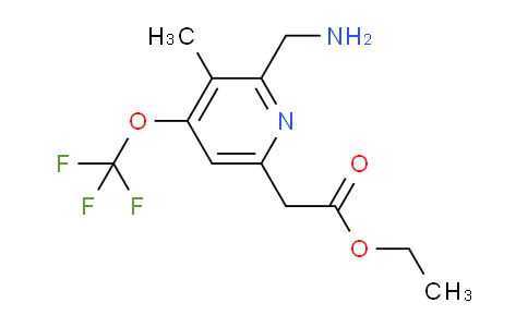AM48658 | 1361887-44-6 | Ethyl 2-(aminomethyl)-3-methyl-4-(trifluoromethoxy)pyridine-6-acetate