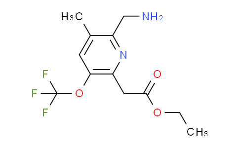 AM48660 | 1361765-05-0 | Ethyl 2-(aminomethyl)-3-methyl-5-(trifluoromethoxy)pyridine-6-acetate