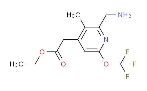 AM48661 | 1361706-44-6 | Ethyl 2-(aminomethyl)-3-methyl-6-(trifluoromethoxy)pyridine-4-acetate