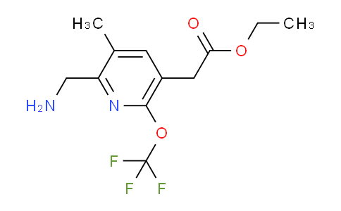 AM48662 | 1361791-20-9 | Ethyl 2-(aminomethyl)-3-methyl-6-(trifluoromethoxy)pyridine-5-acetate