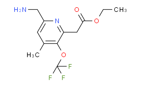 AM48666 | 1361767-40-9 | Ethyl 6-(aminomethyl)-4-methyl-3-(trifluoromethoxy)pyridine-2-acetate