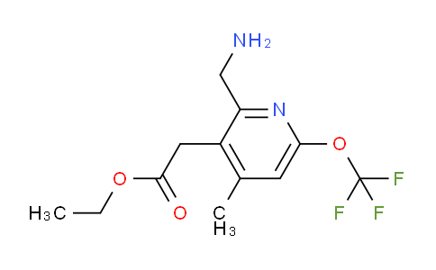 AM48667 | 1361850-43-2 | Ethyl 2-(aminomethyl)-4-methyl-6-(trifluoromethoxy)pyridine-3-acetate