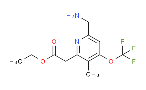 AM48672 | 1361788-05-7 | Ethyl 6-(aminomethyl)-3-methyl-4-(trifluoromethoxy)pyridine-2-acetate
