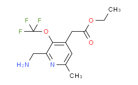 AM48675 | 1361767-48-7 | Ethyl 2-(aminomethyl)-6-methyl-3-(trifluoromethoxy)pyridine-4-acetate