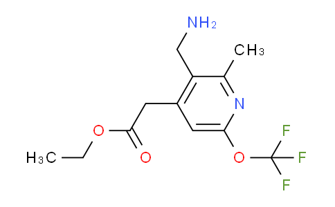AM48685 | 1361706-71-9 | Ethyl 3-(aminomethyl)-2-methyl-6-(trifluoromethoxy)pyridine-4-acetate