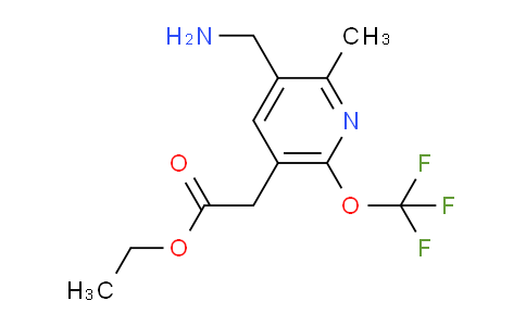 AM48686 | 1361467-84-6 | Ethyl 3-(aminomethyl)-2-methyl-6-(trifluoromethoxy)pyridine-5-acetate
