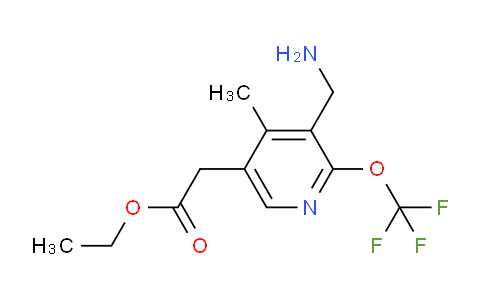 AM48687 | 1361706-79-7 | Ethyl 3-(aminomethyl)-4-methyl-2-(trifluoromethoxy)pyridine-5-acetate