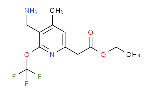AM48688 | 1361739-56-1 | Ethyl 3-(aminomethyl)-4-methyl-2-(trifluoromethoxy)pyridine-6-acetate