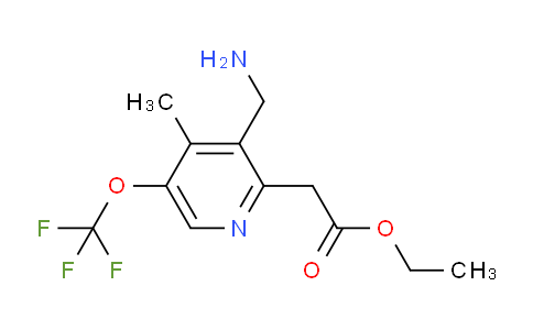 AM48689 | 1361850-46-5 | Ethyl 3-(aminomethyl)-4-methyl-5-(trifluoromethoxy)pyridine-2-acetate
