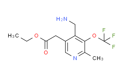 AM48699 | 1361706-88-8 | Ethyl 4-(aminomethyl)-2-methyl-3-(trifluoromethoxy)pyridine-5-acetate