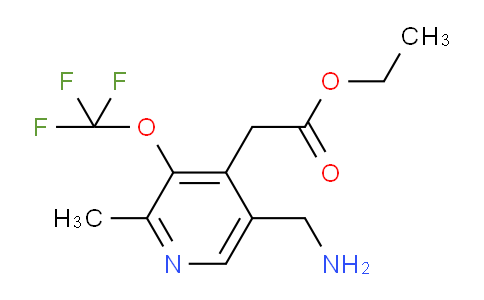 AM48711 | 1361467-91-5 | Ethyl 5-(aminomethyl)-2-methyl-3-(trifluoromethoxy)pyridine-4-acetate