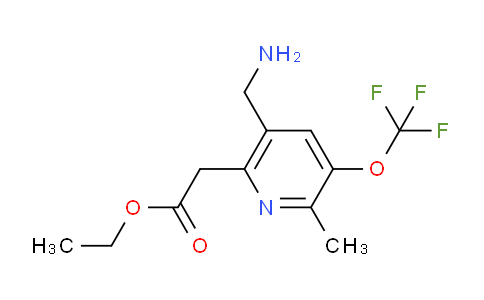 AM48712 | 1361917-13-6 | Ethyl 5-(aminomethyl)-2-methyl-3-(trifluoromethoxy)pyridine-6-acetate