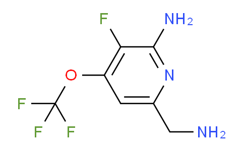 2-Amino-6-(aminomethyl)-3-fluoro-4-(trifluoromethoxy)pyridine