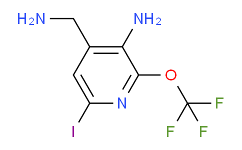 3-Amino-4-(aminomethyl)-6-iodo-2-(trifluoromethoxy)pyridine