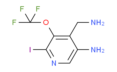 5-Amino-4-(aminomethyl)-2-iodo-3-(trifluoromethoxy)pyridine